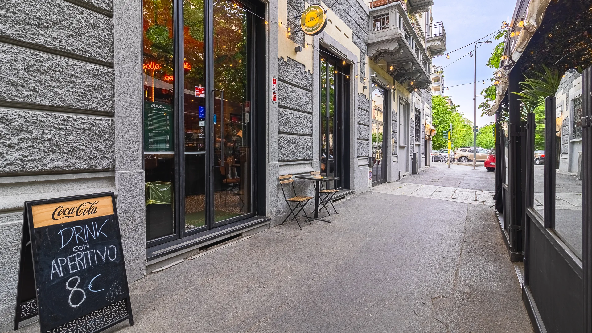 Interno del locale Bella Milano